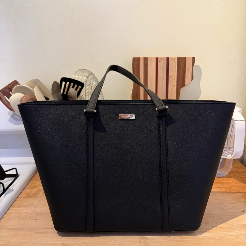 Kate Spade Black and Gold Accent Bag
